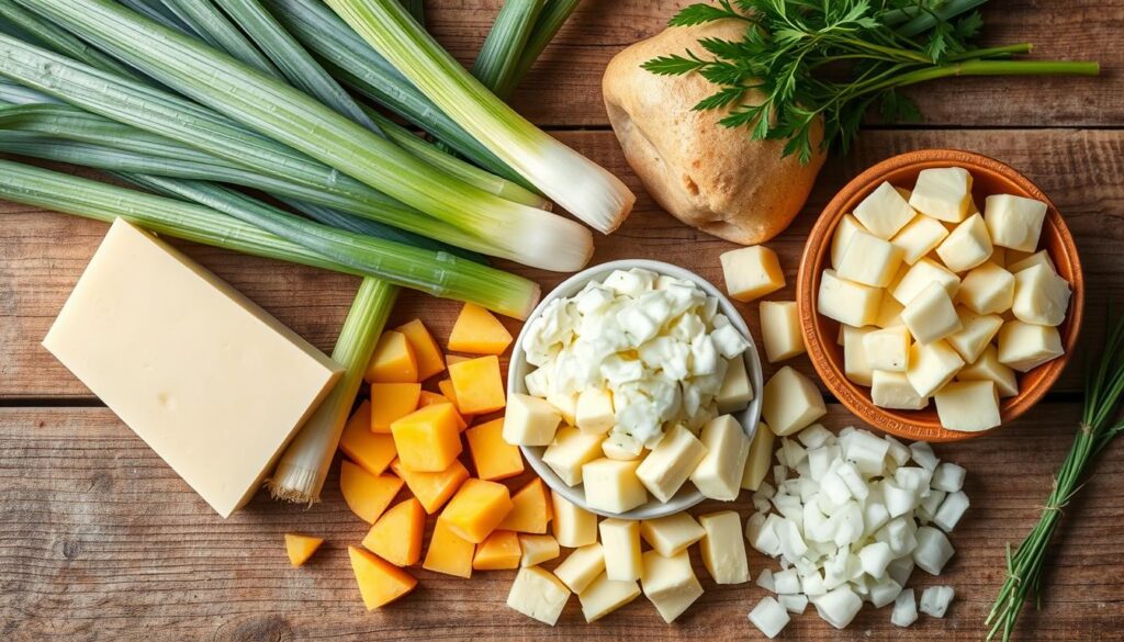 Käse-Lauch-Suppe Zutatenliste Käse-Lauch-Suppe Zutatenliste